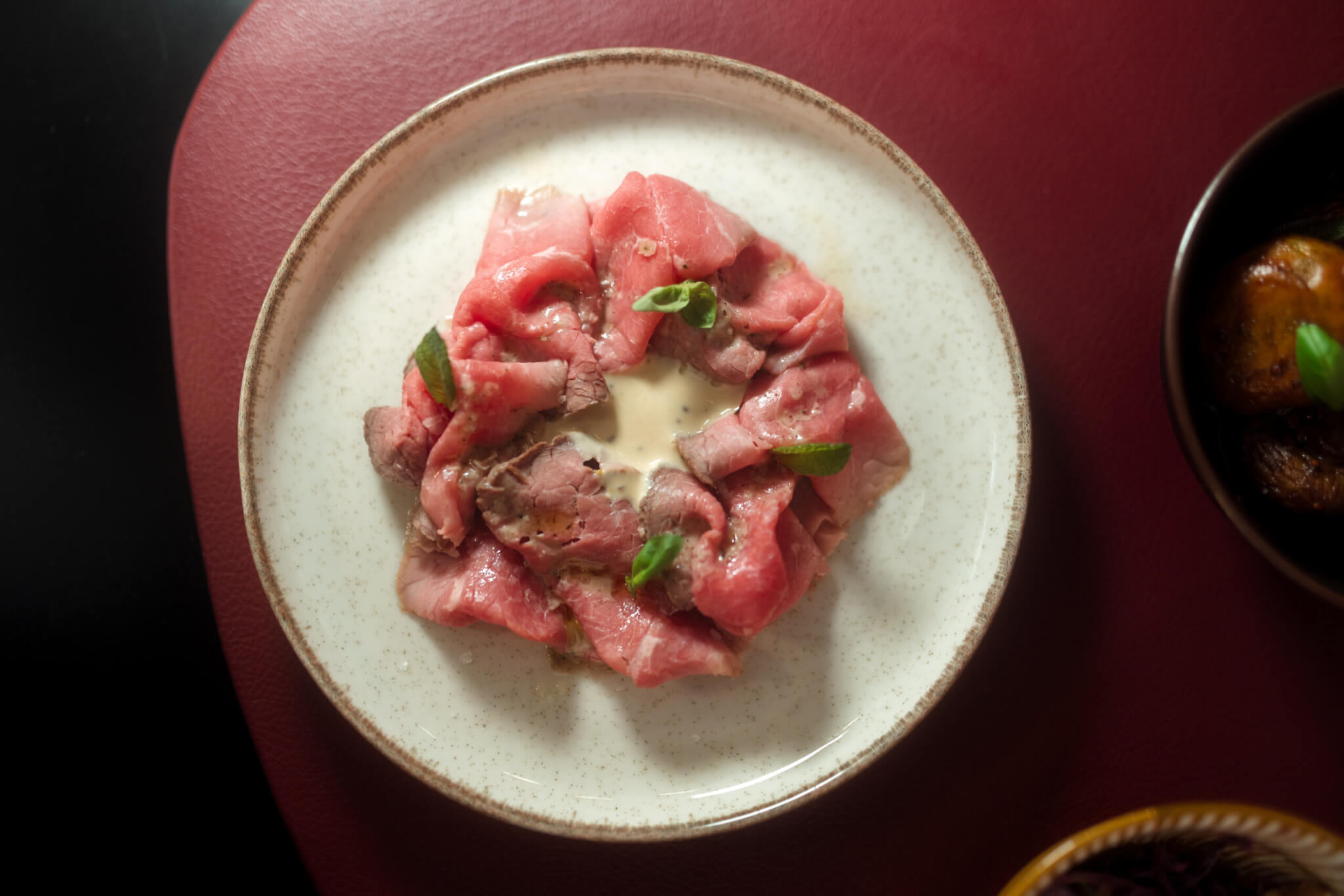 Roastbeef alle erbe con maionese alla senape